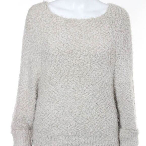 Sweet Sinammon Off White Fuzzy Sweater M - Picture 1 of 8